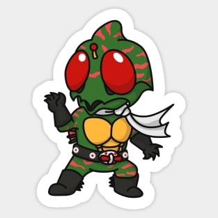 Kamen Rider Amazon Chibi Style Kawaii Sticker